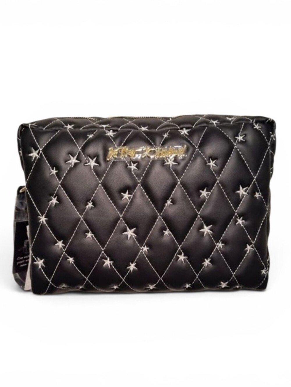 Betsey Johnson Weekender Cosmetics Case w/ Shoe Tag